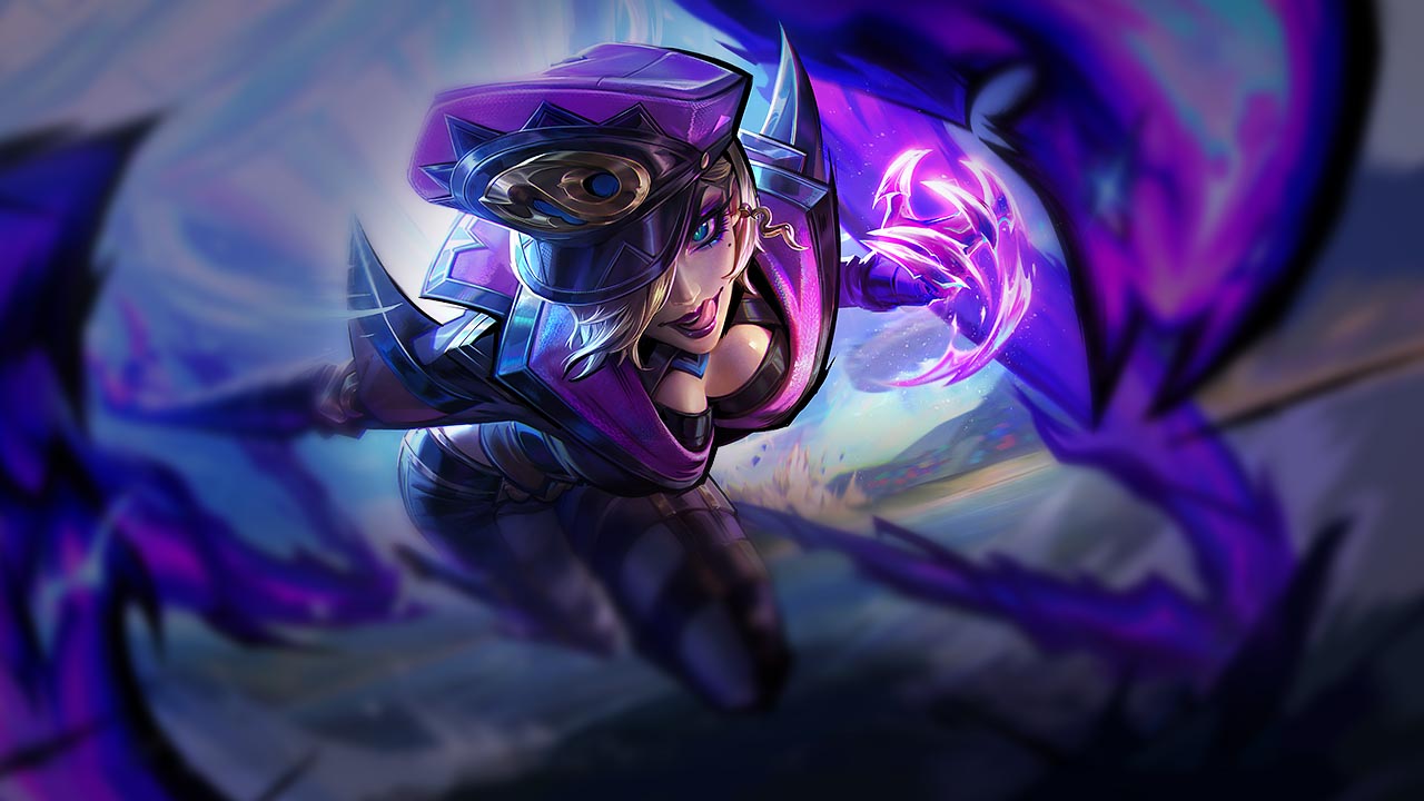 Splash-Art von Soul Fighter Evelynn