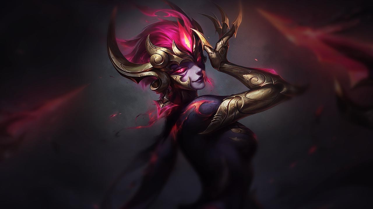 Splash-Art von Flammende Finsternis Evelynn