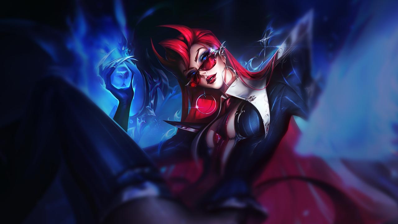 Illustrazione splash di KDA Hitmaker Evelynn