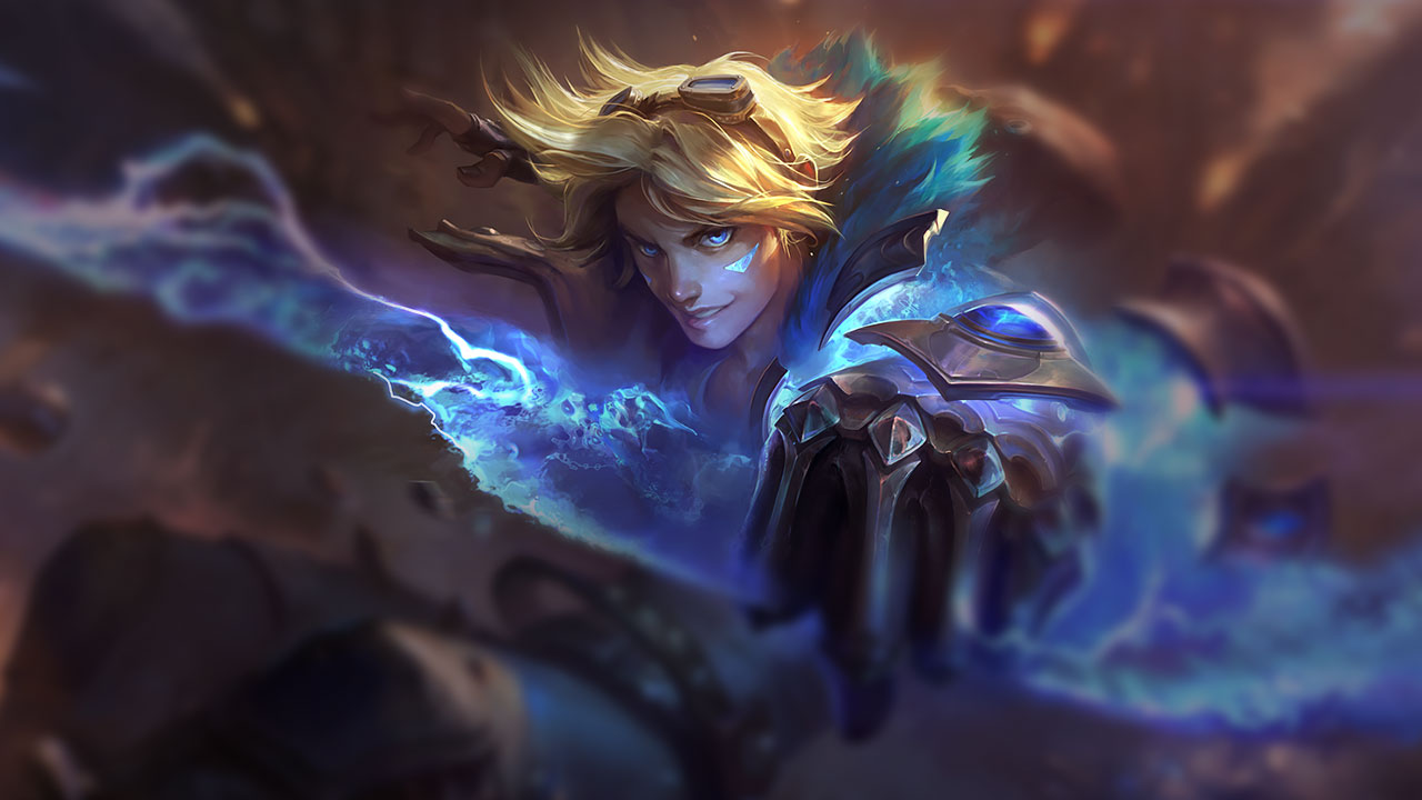 Splash-Art von Ezreal