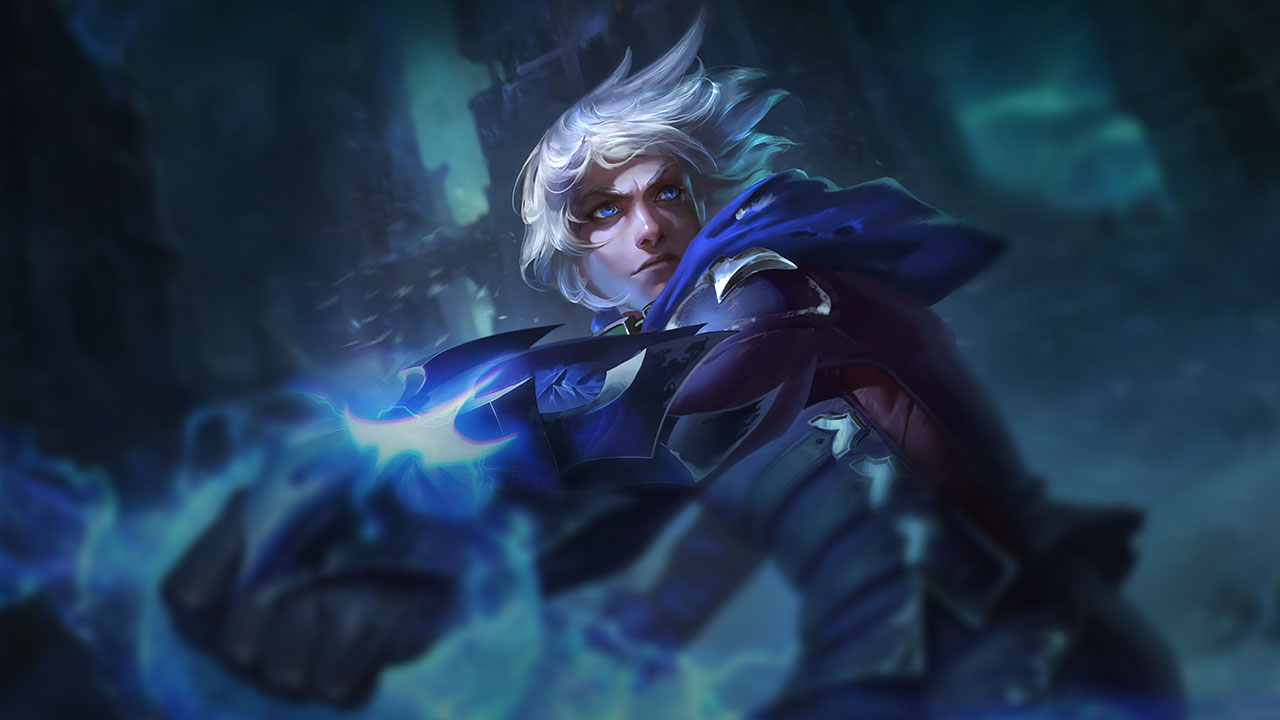 Splash-Art von Vereister Ezreal
