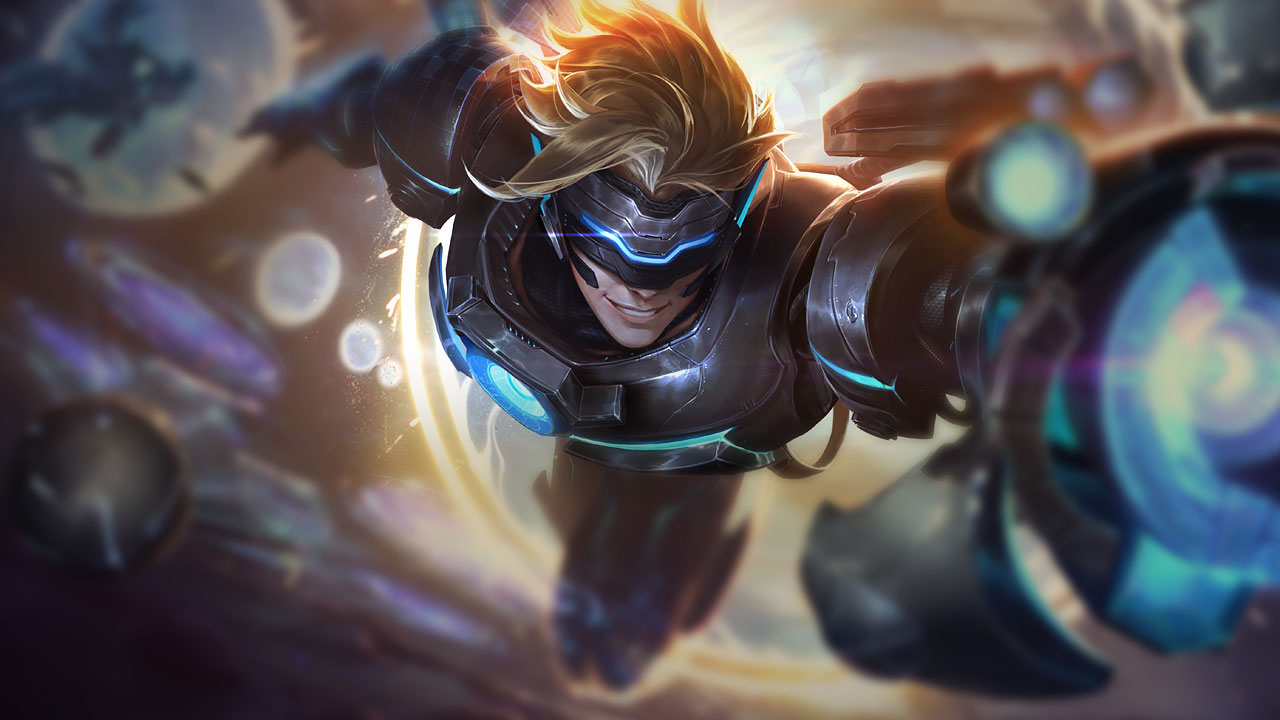 Splash-Art von Pulsfeuer-Ezreal