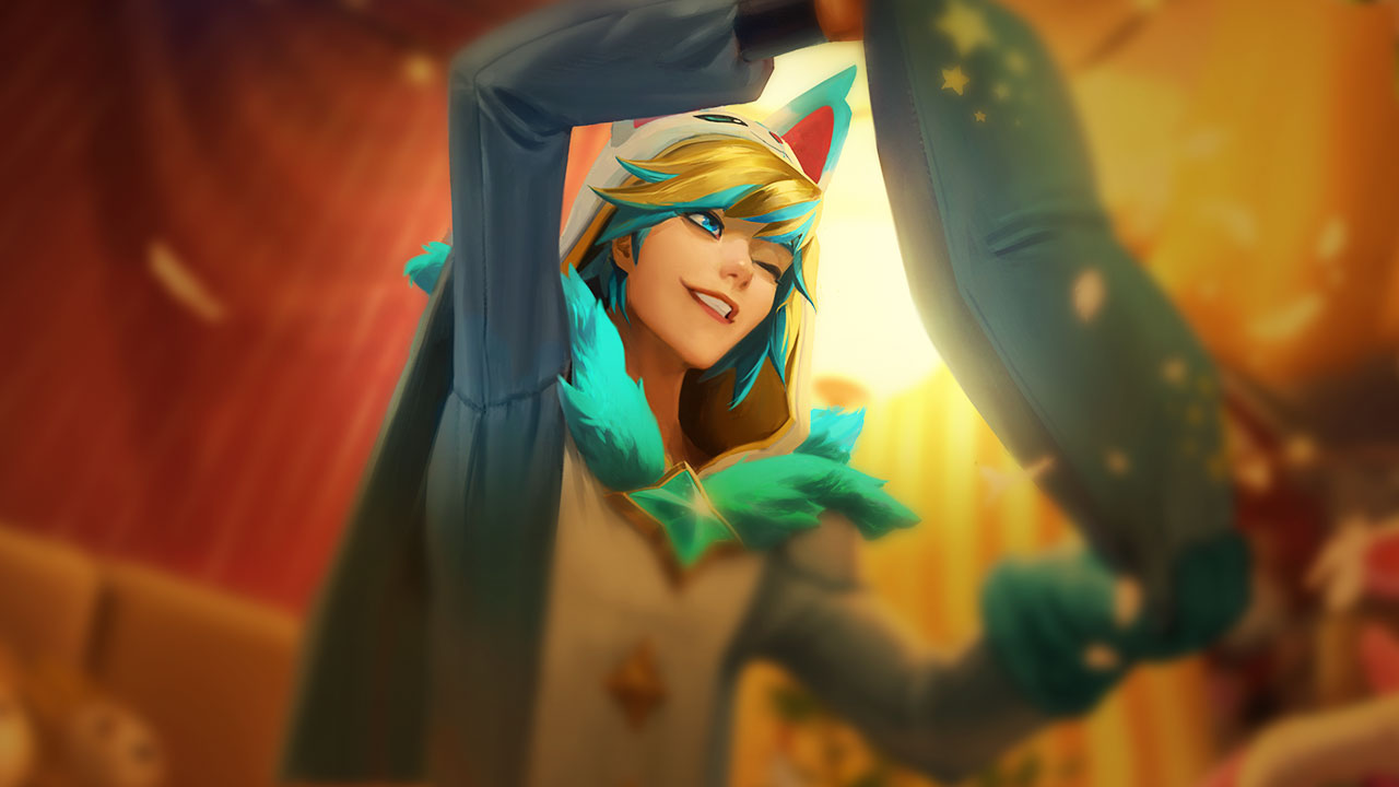 Splash-Art von Pyjamawächter Ezreal
