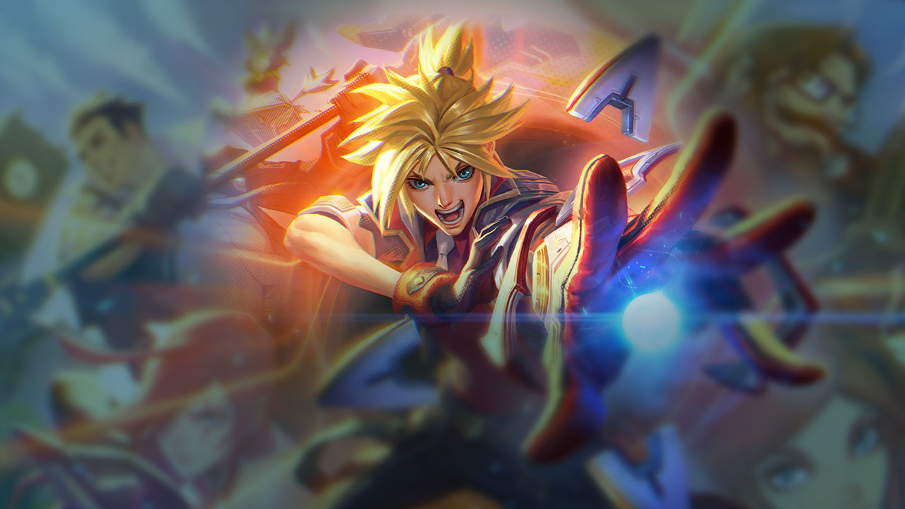 Splash-Art von Academia Certaminis-Ezreal