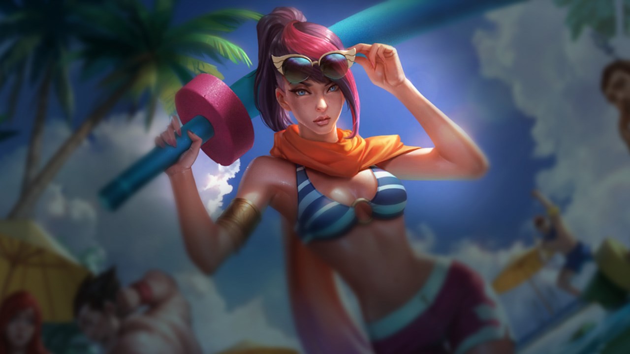 Splash-Art von Poolparty-Fiora
