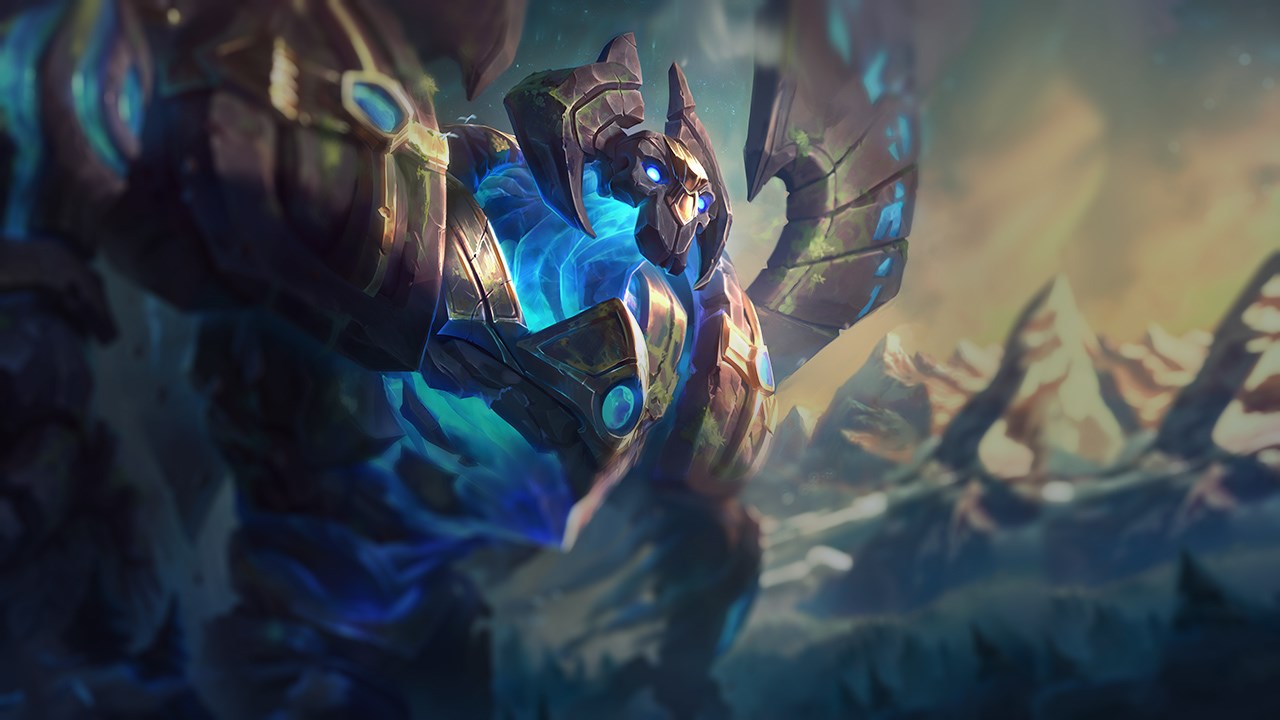 Splash-Art von Verzauberter Galio