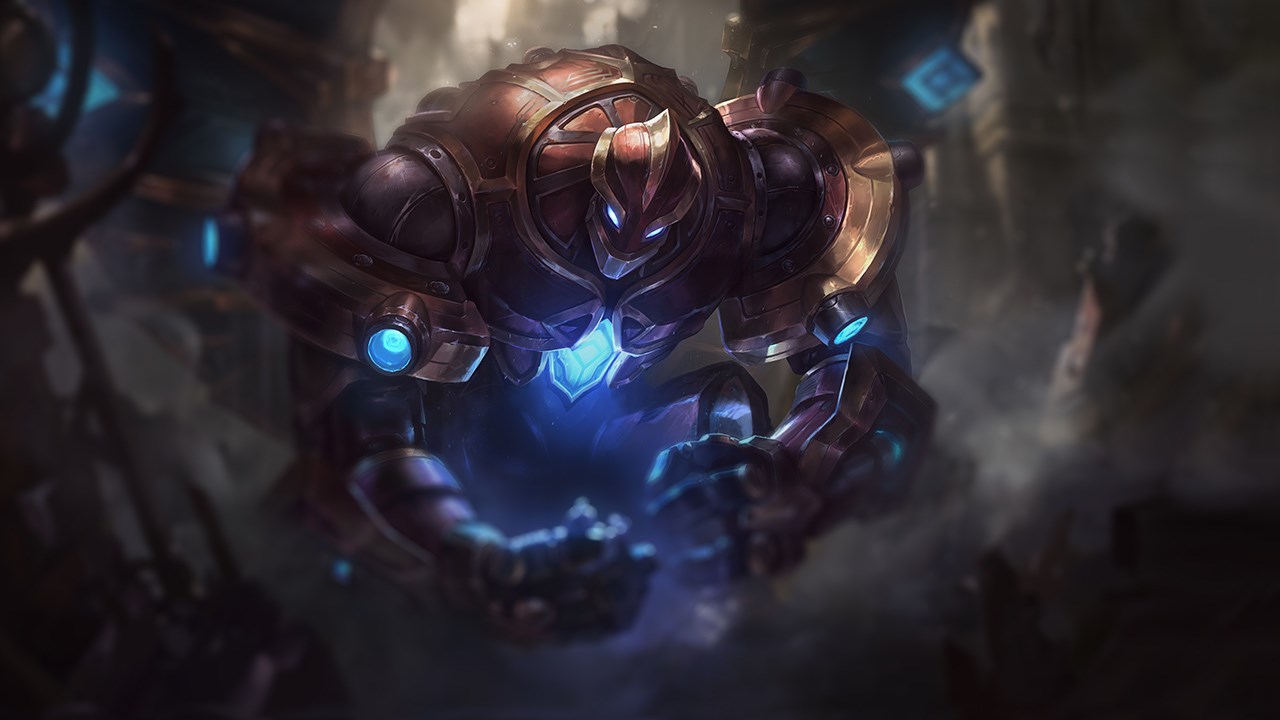 Splash-Art von Hextech-Galio