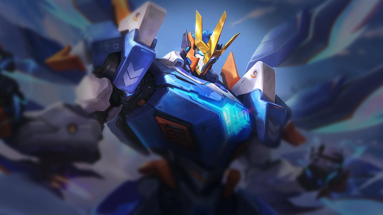 Splash-Art von Aegis Frame Galio