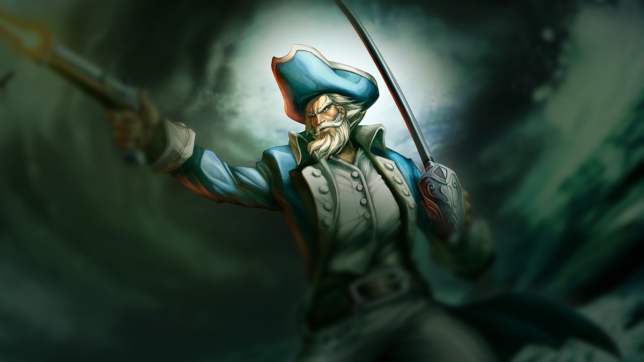 Splash-Art von Milizionär Gangplank