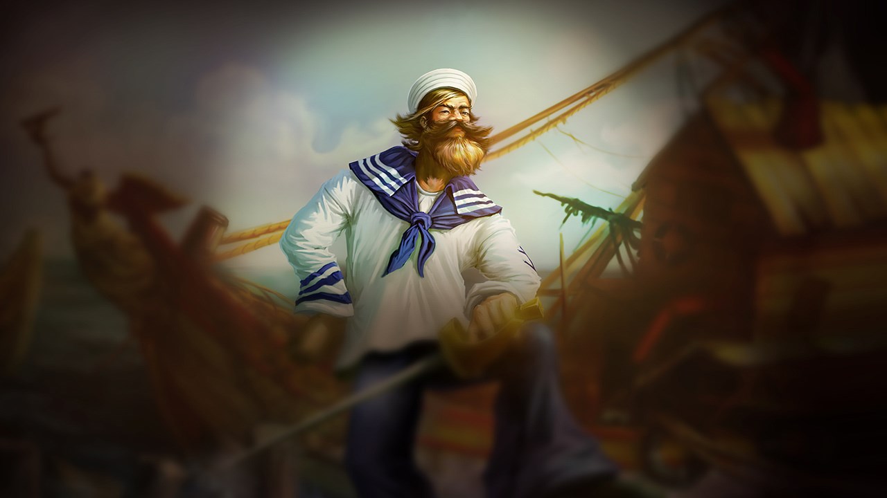 Splash-Art von Seemann-Gangplank