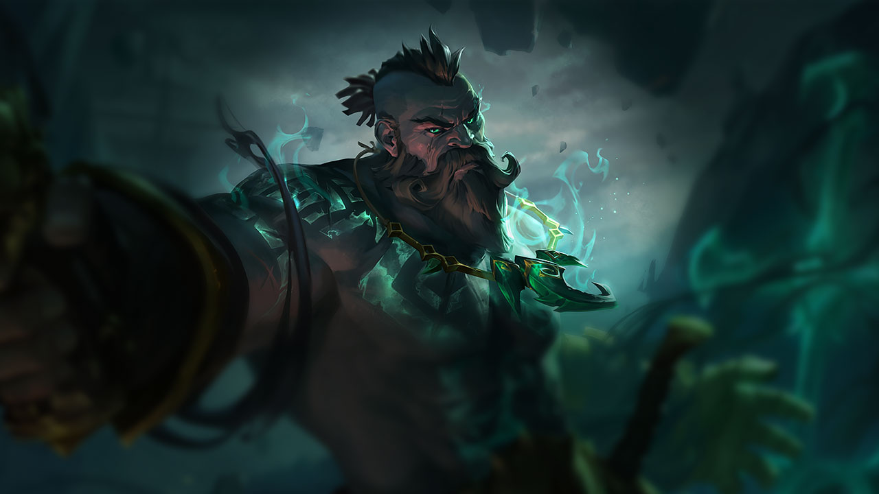 Splash-Art von Gangplank der Verräter