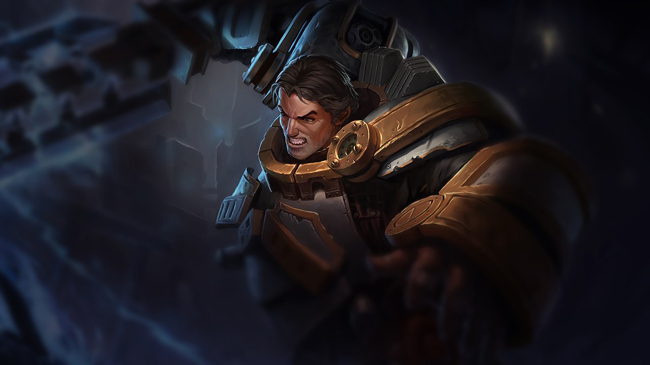 Splash-Art von Stahllegion-Garen