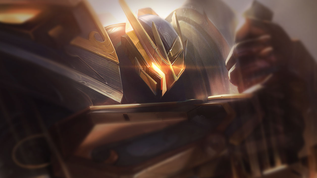 Splash-Art von Mechapilot Garen (Prestige)