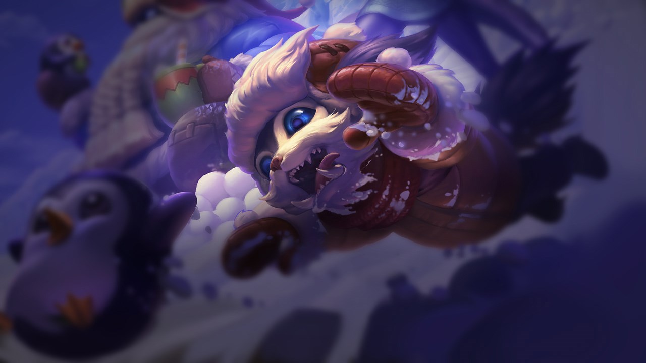 Splash-Art von Schneetag-Gnar
