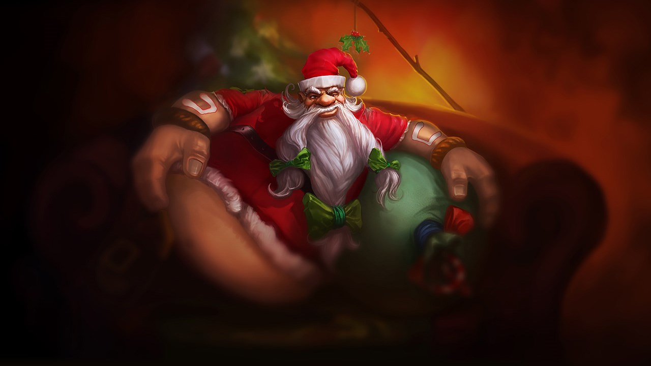 Splash-Art von Weihnachts-Gragas