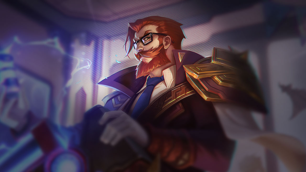 Splash-Art von Academia-Professor Graves