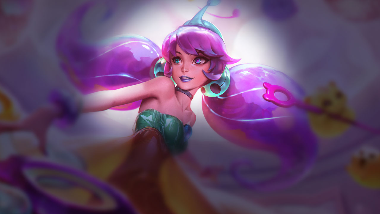 Splash-Art von Weltraum-Groove-Gwen
