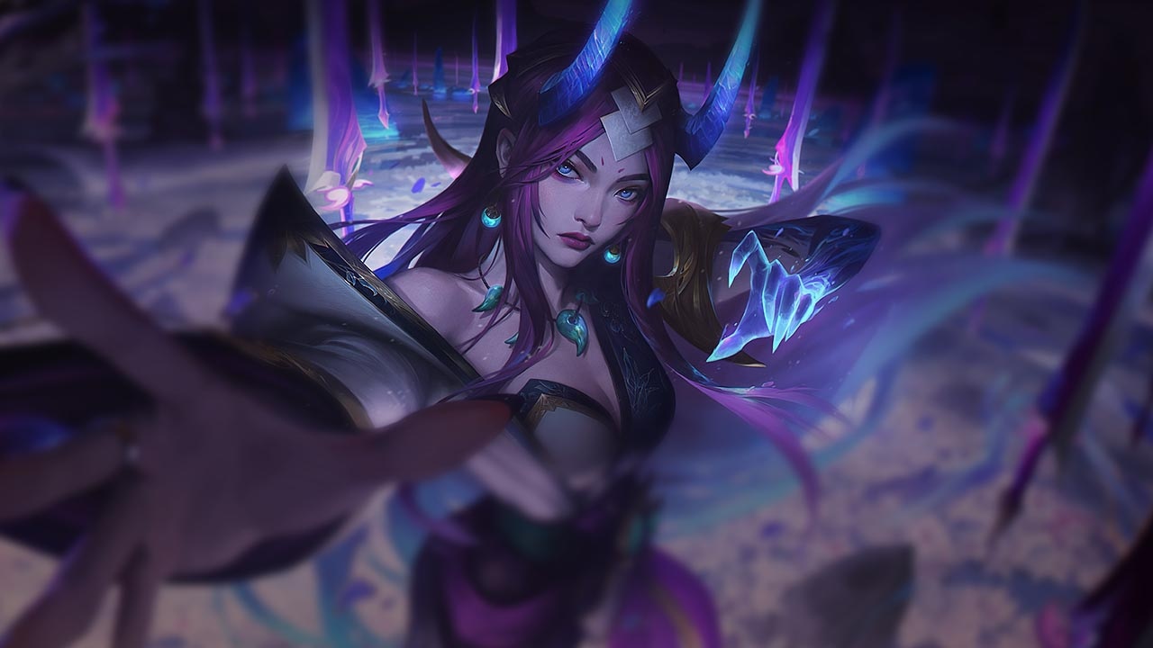Splash-Art von Seelenblumen-Irelia