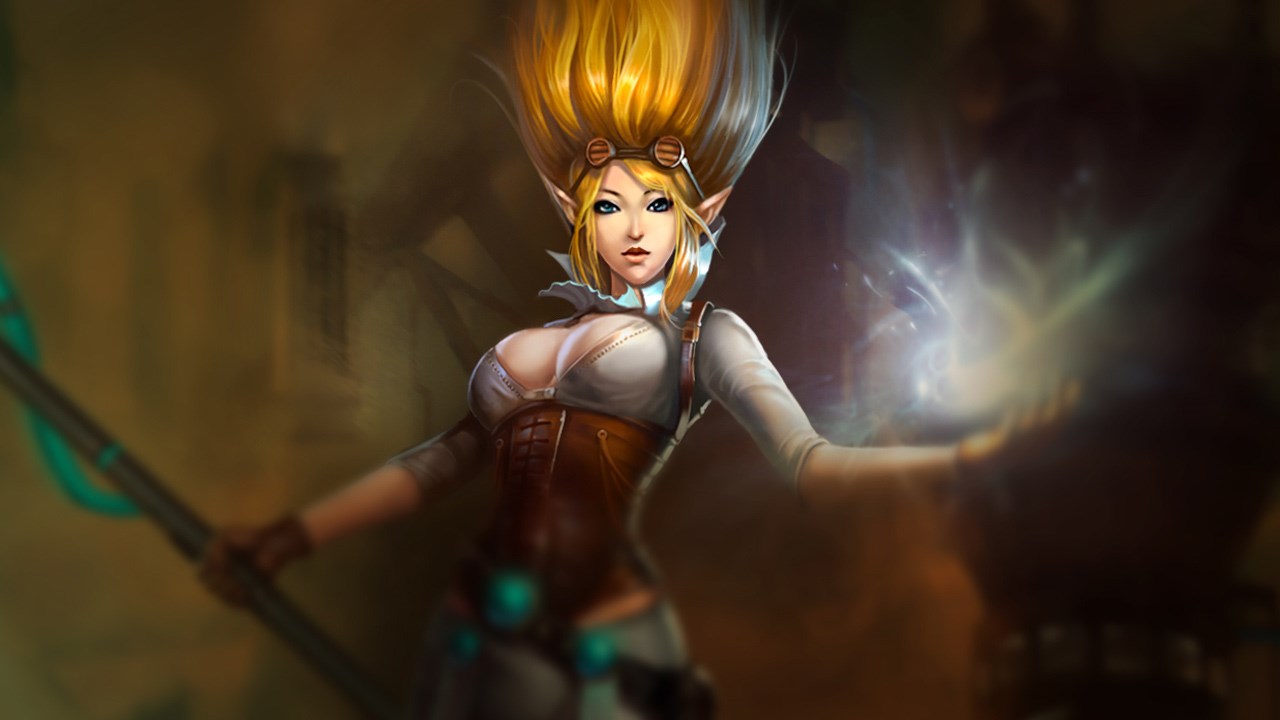 Splash-Art von Hextech-Janna