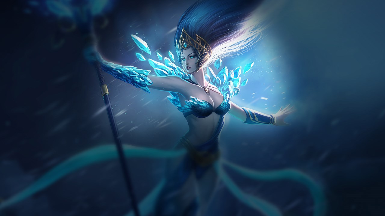 Splash-Art von Frostkönigin Janna