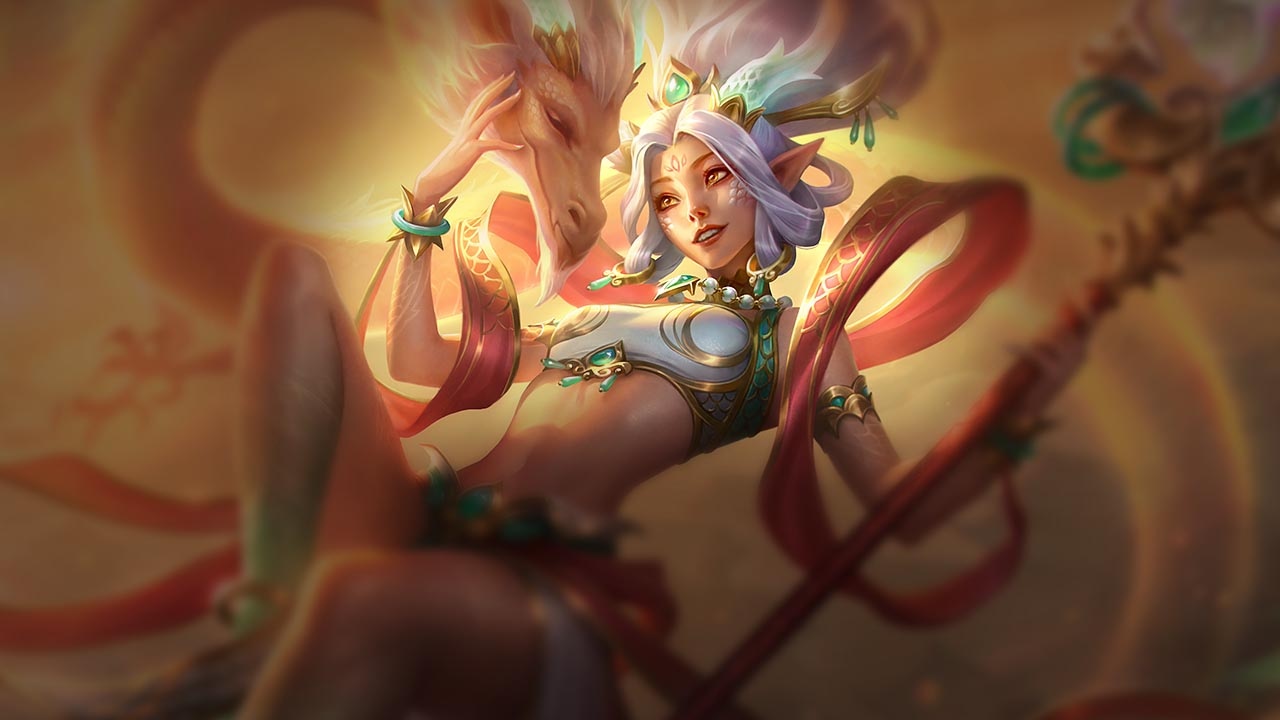 Splash-Art von Himmelsschuppen-Janna