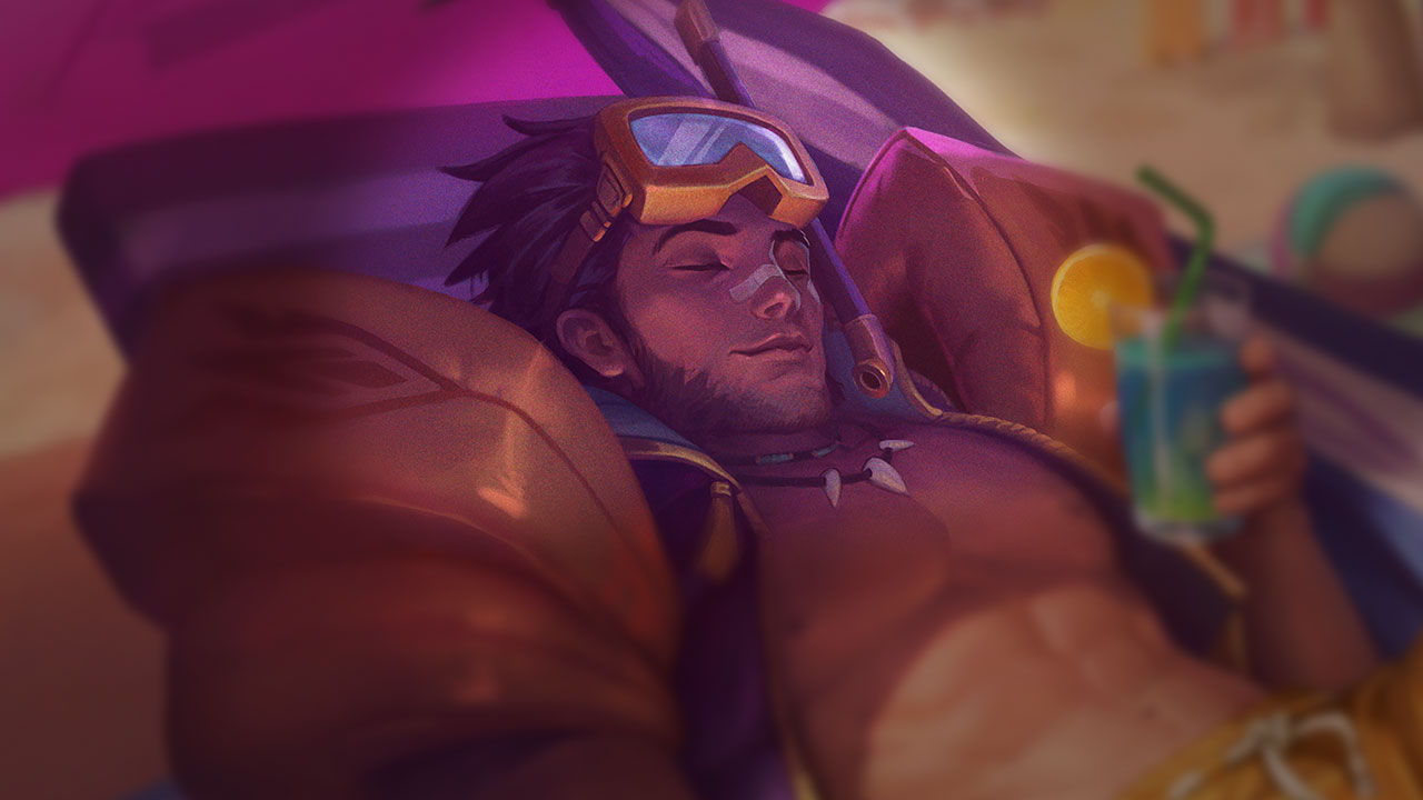Splash-Art von Poolparty-Jarvan IV.