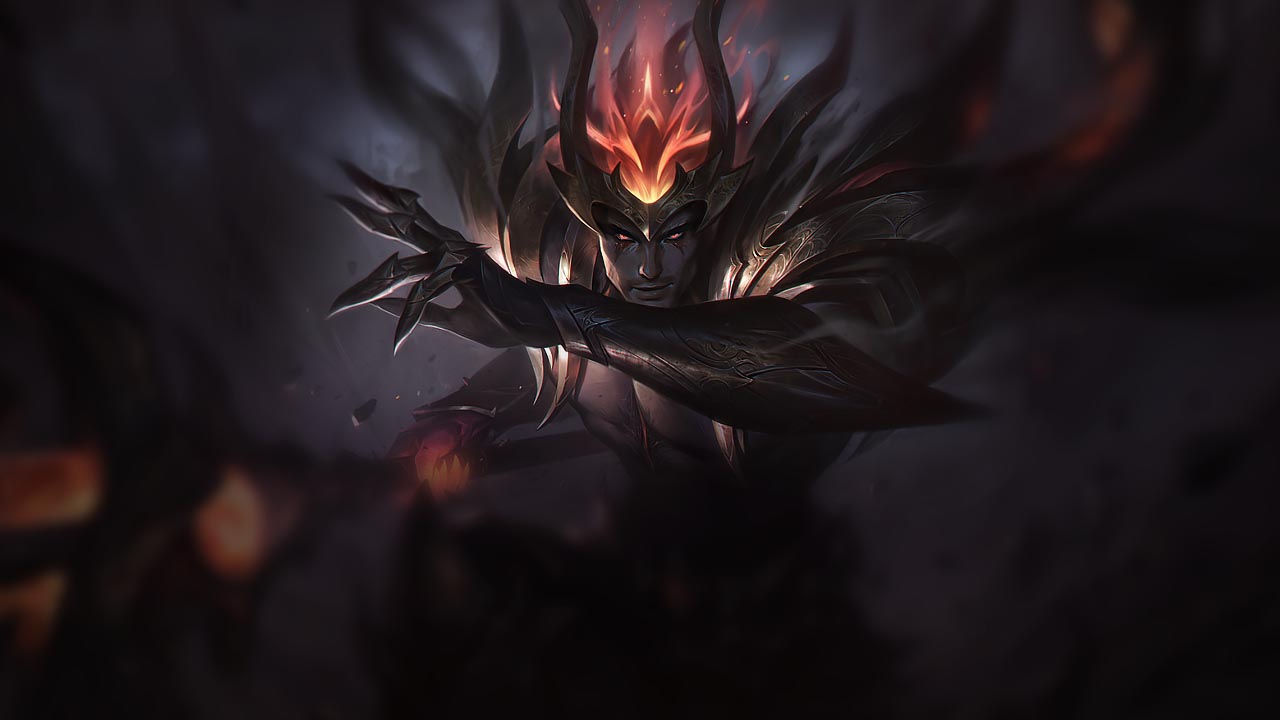 Splash-Art von Flammende Finsternis Jarvan IV.