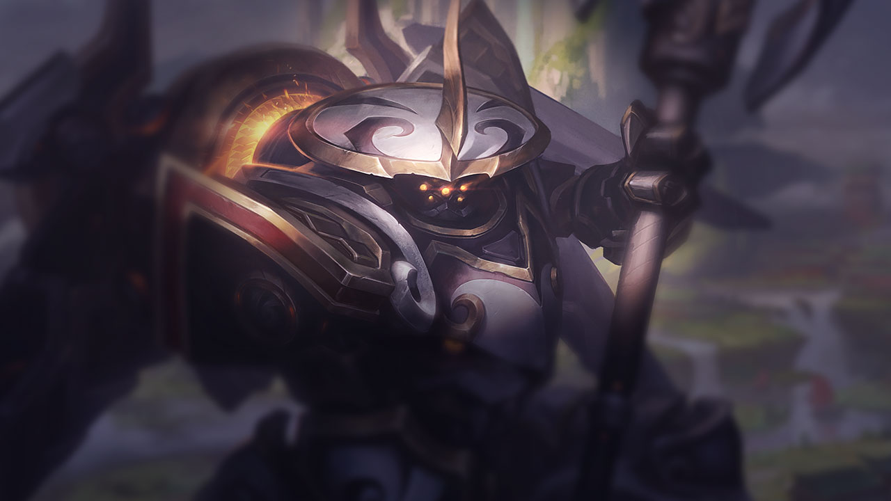 Splash-Art von Mechapilot Jax