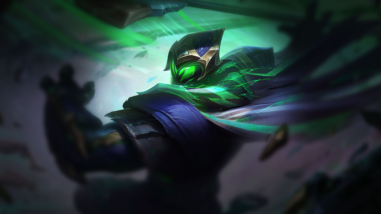 Splash-Art von Eroberer-Jax