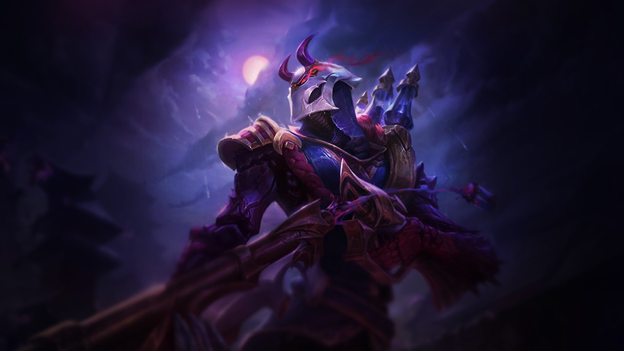 Splash-Art von Blutmond-Jhin