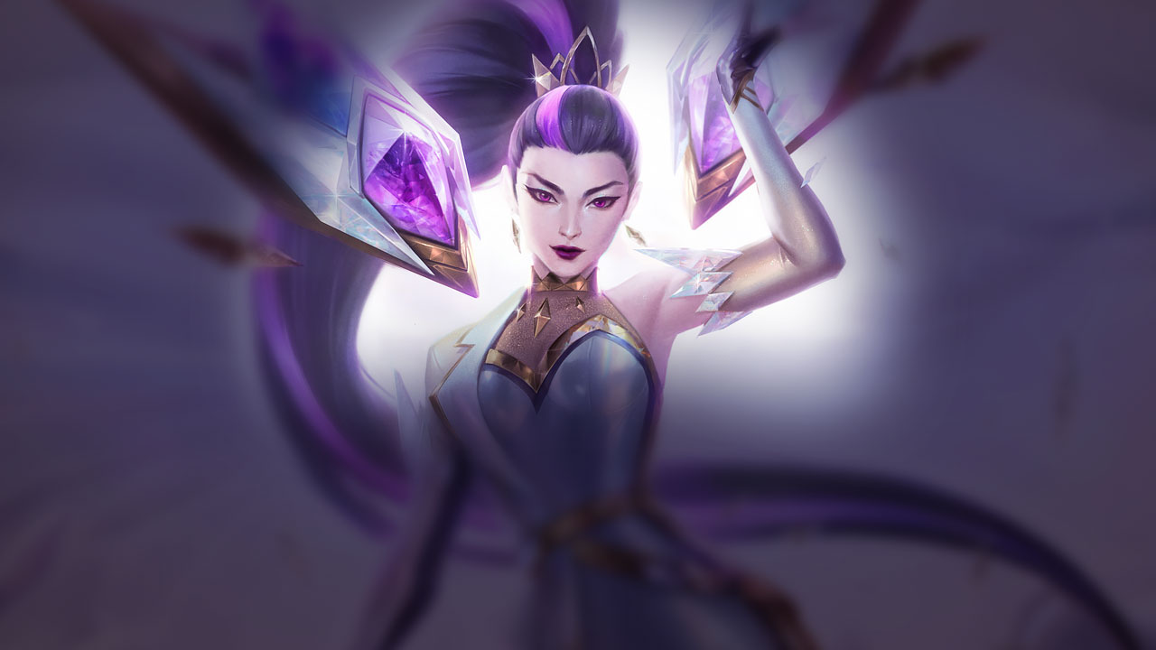 Splash-Art von K/DA ALL OUT-Kai'Sa (Prestige)