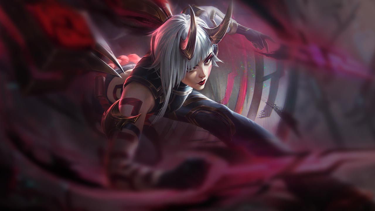 Splash-Art von Tintenschatten-Kai'Sa