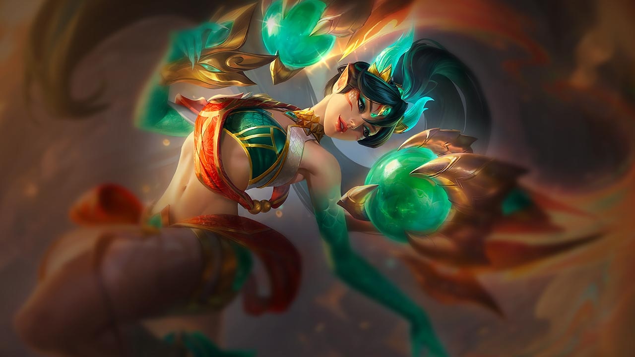 Splash-Art von Himmelsschuppen-Kai'Sa