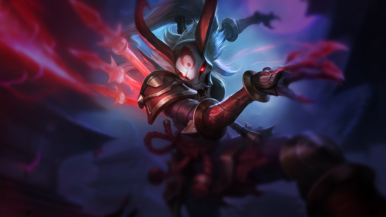 Splash-Art von Blutmond-Kalista