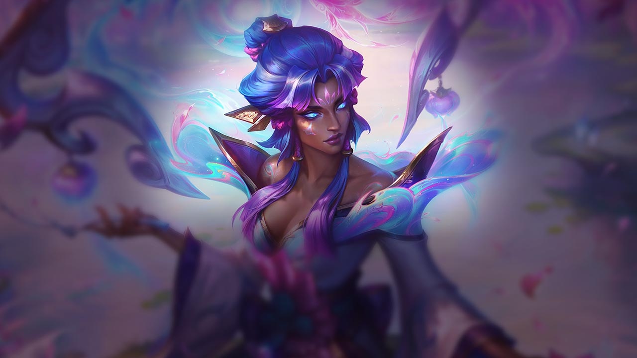 Splash-Art von Seelenblumen-Karma