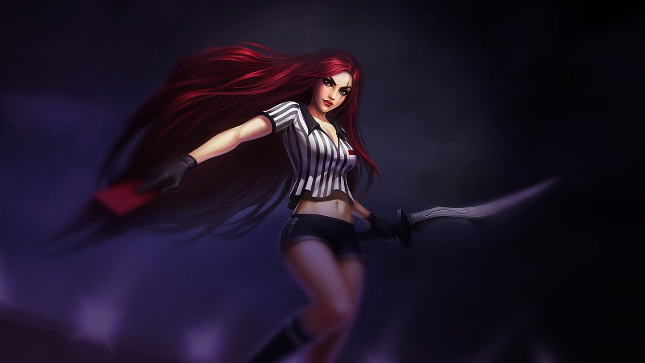 Splash-Art von Schiedsrichter-Katarina
