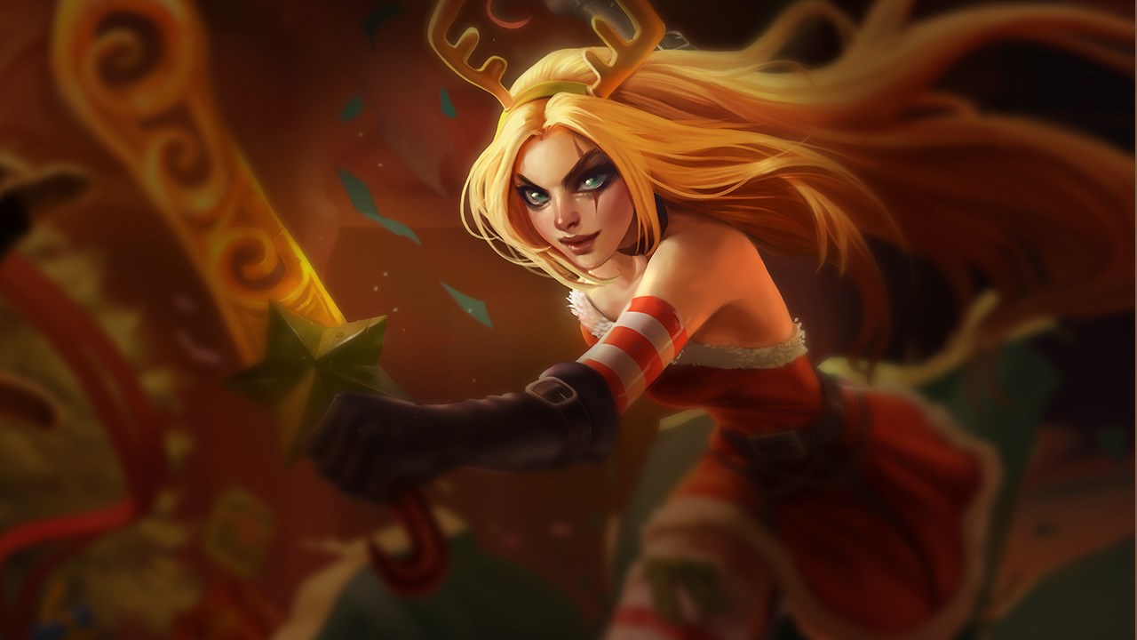 Splash-Art von Schlittenglocken-Katarina