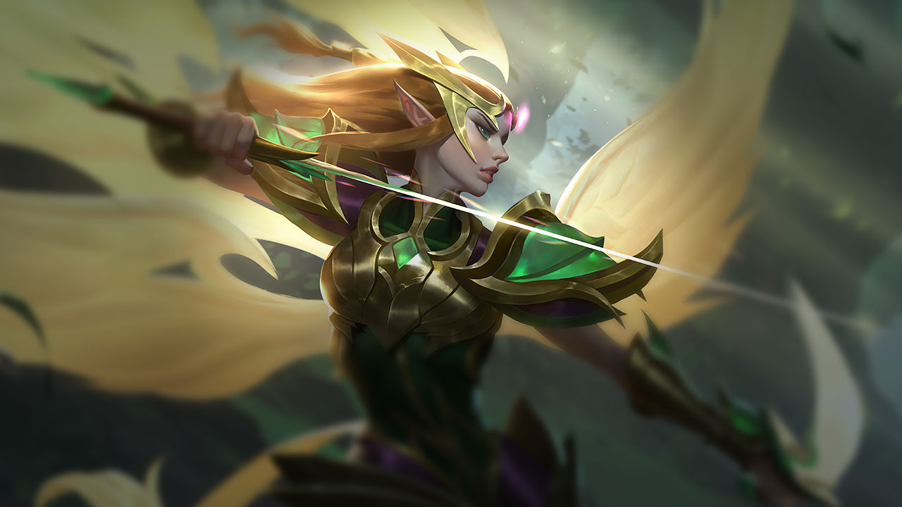 Splash-Art von Viridian-Kayle