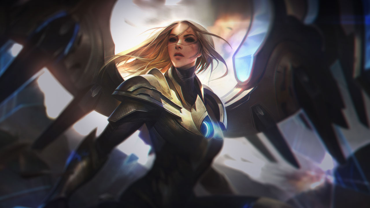 Splash-Art von Ätherflügel-Kayle