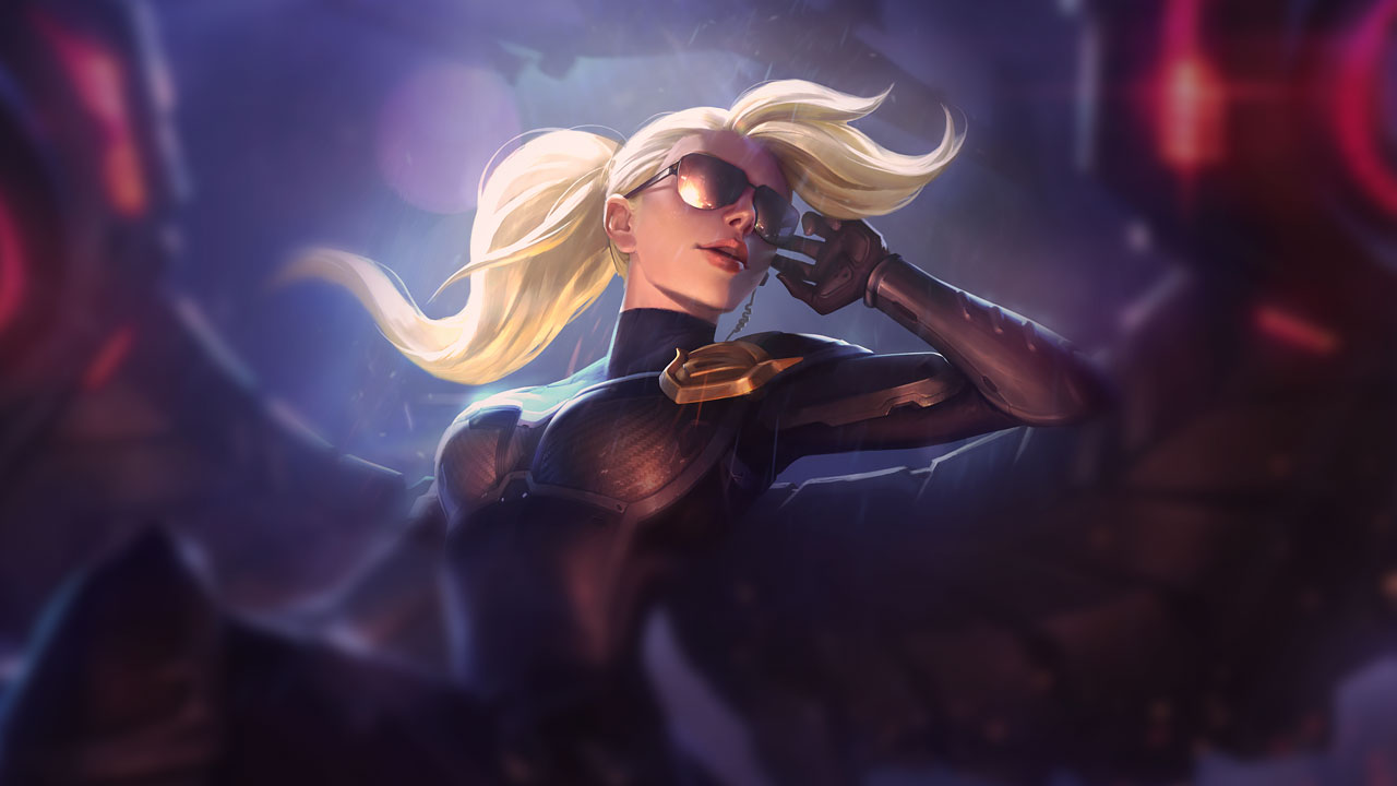 Splash-Art von Riot-Kayle