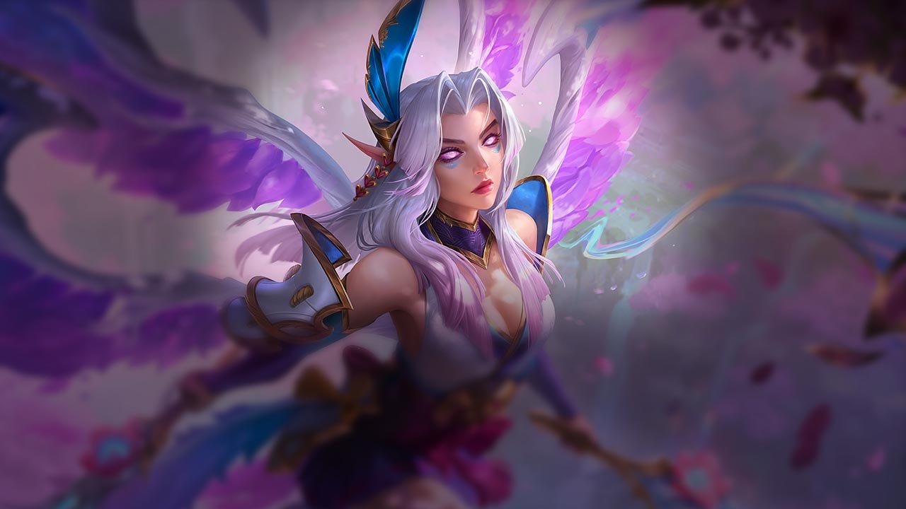 Splash-Art von Seelenblumen-Kayle