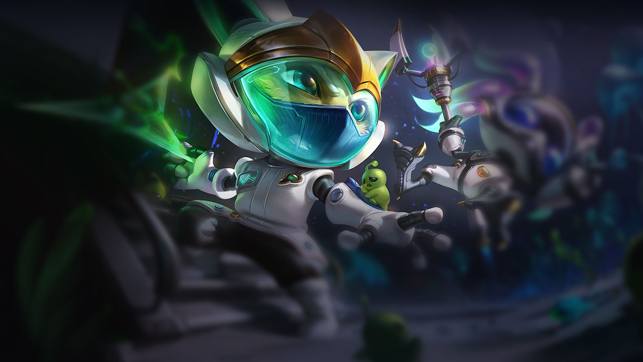 Splash-Art von Astronauten-Kennen
