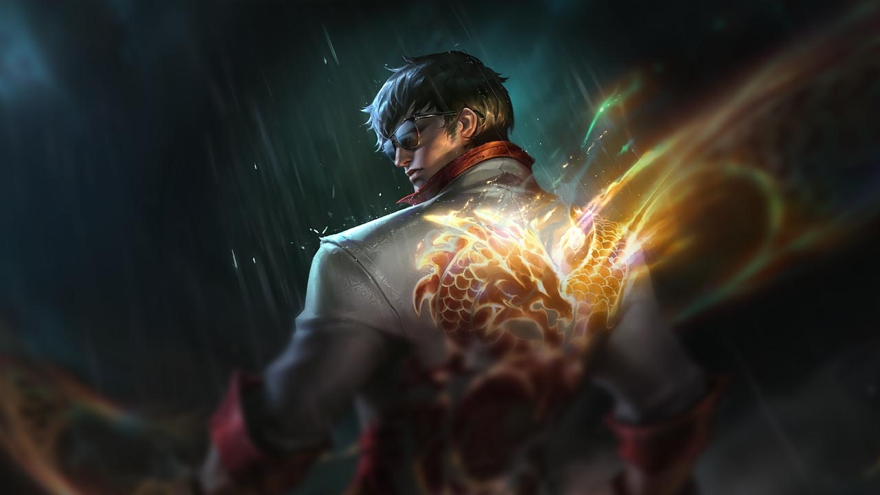 Splash-Art von Drachenfaust-Lee Sin