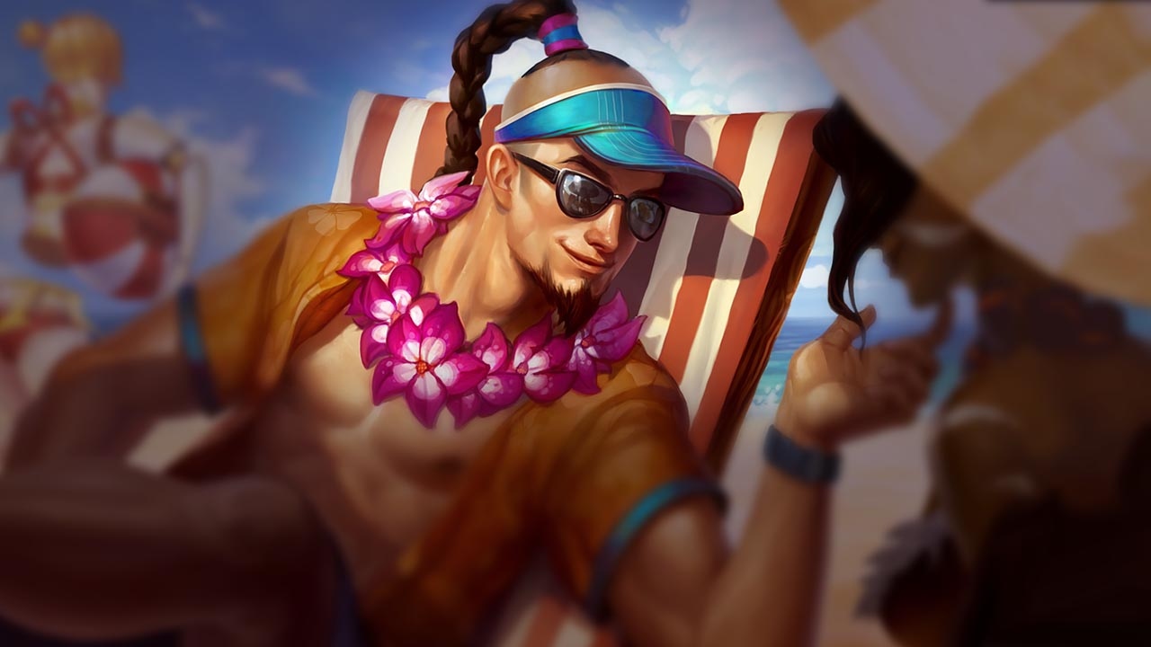 Splash-Art von Poolparty-Lee Sin