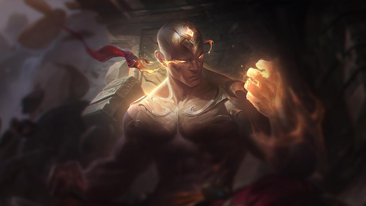 Splash-Art von Götterfaust-Lee Sin