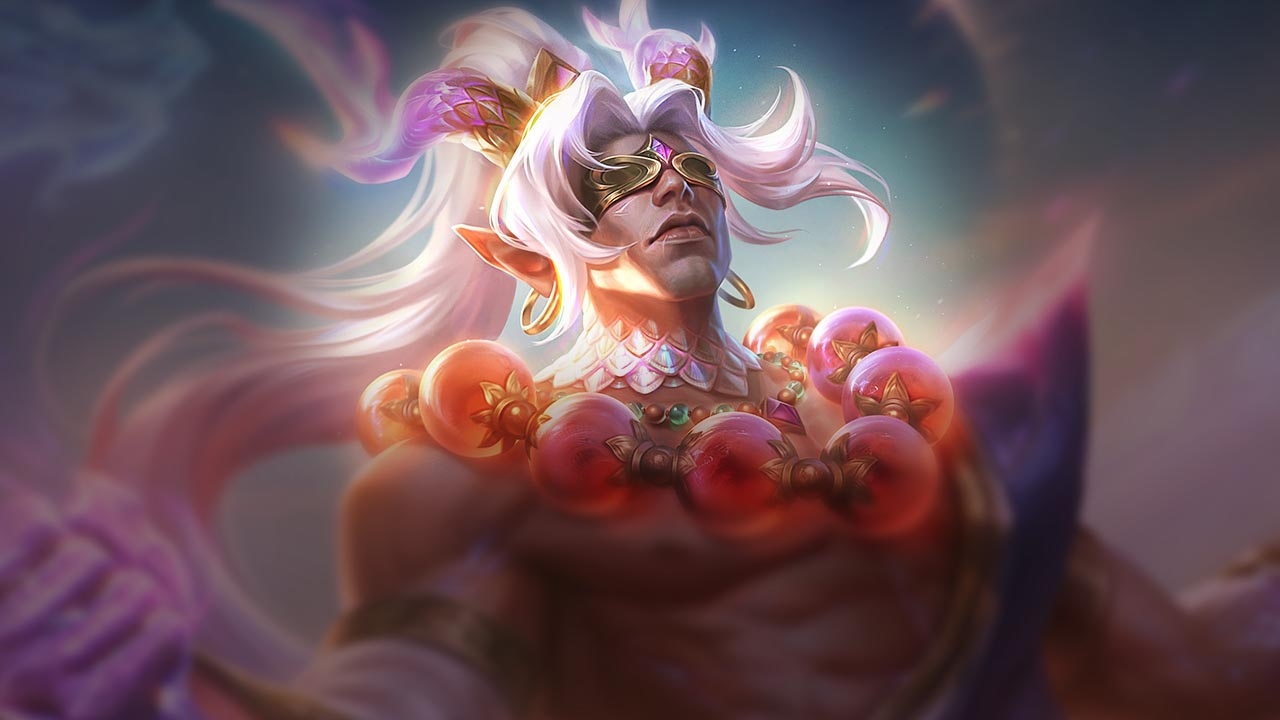 Splash-Art von Göttliche Himmelsschuppen-Lee Sin