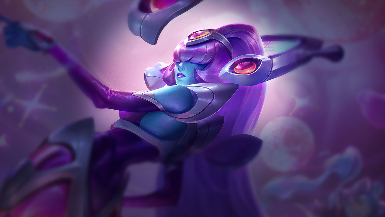 Splash-Art von Weltraum-Groove-Lissandra