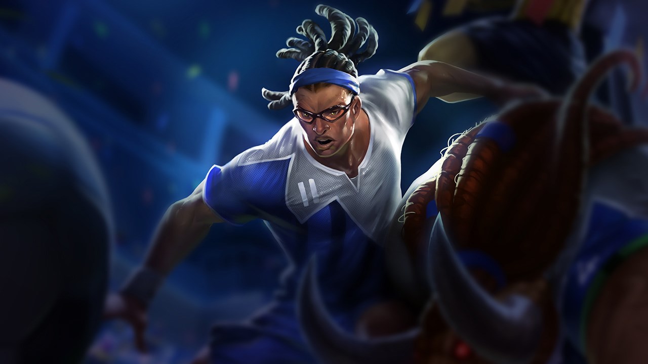 Splash-Art von Stürmer-Lucian