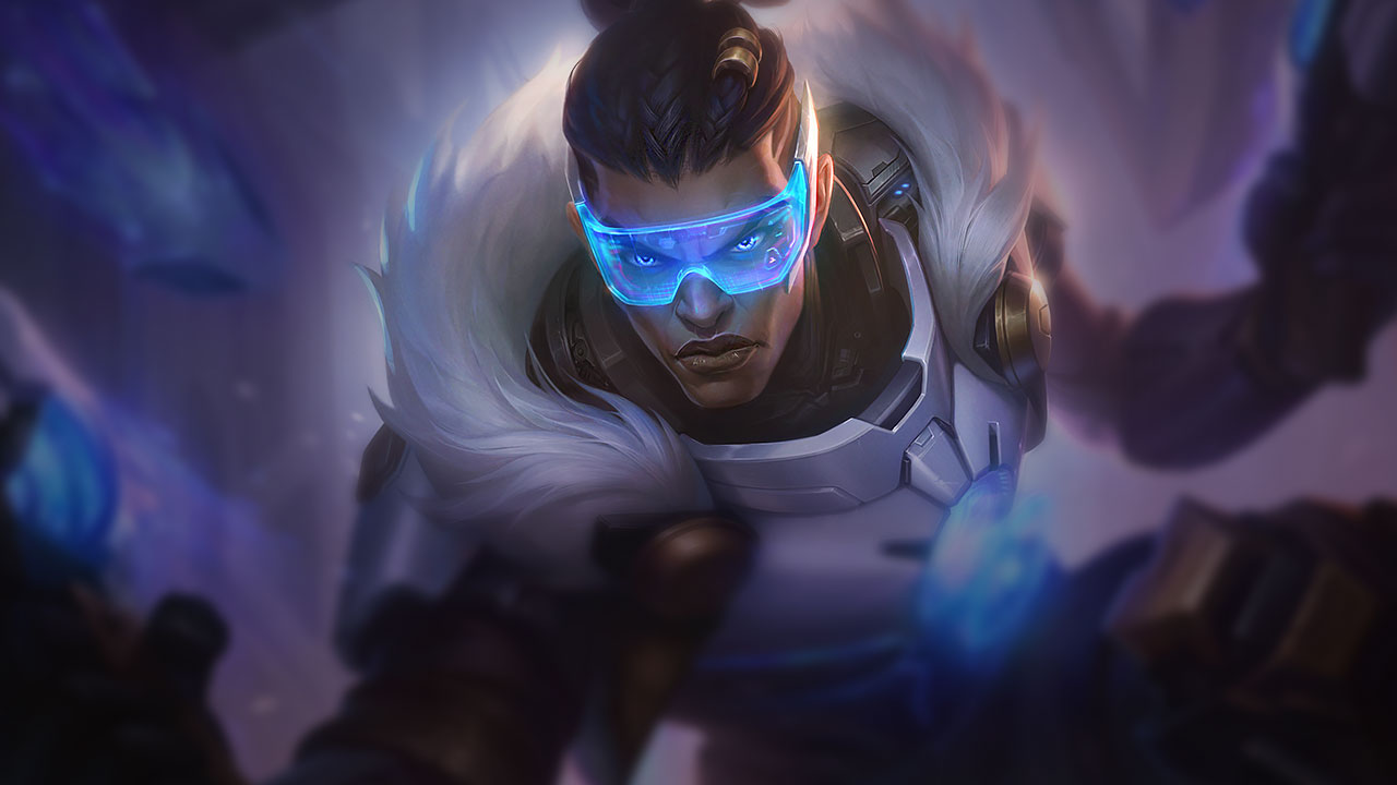 Splash-Art von Pulsfeuer-Lucian
