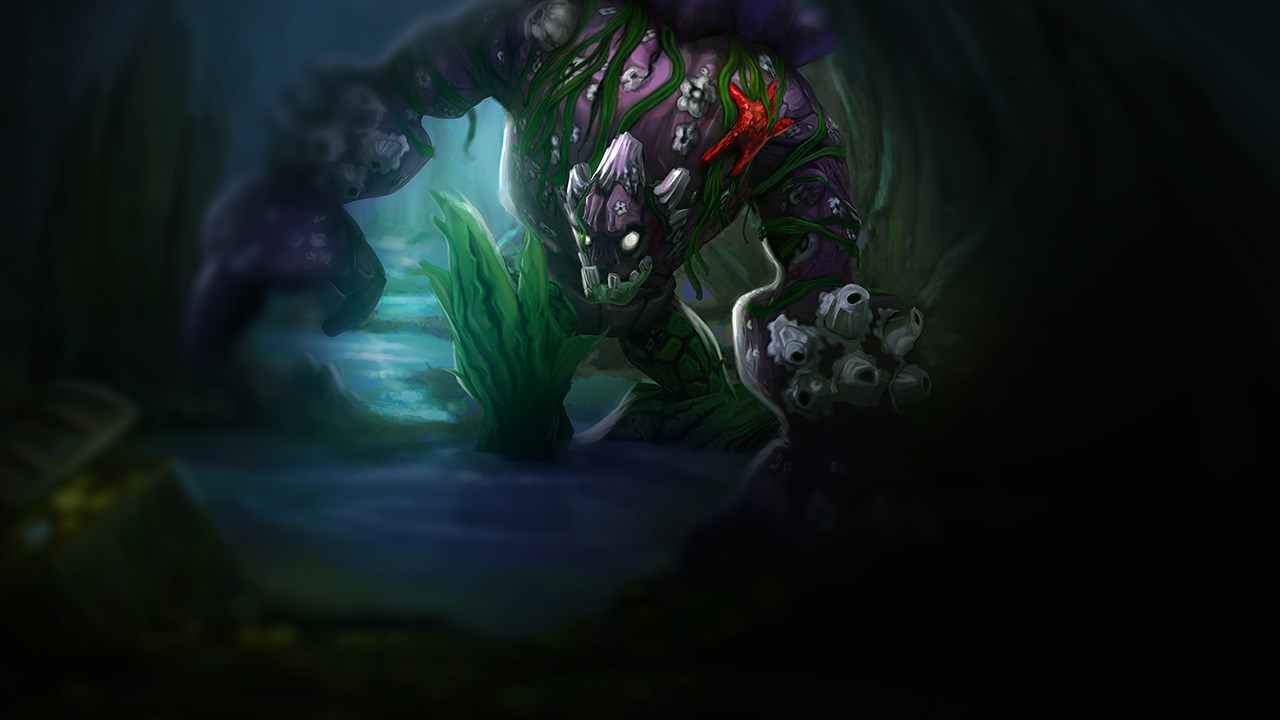 Splash-Art von Korallenriff-Malphite